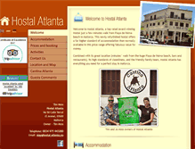 Tablet Screenshot of hostal-atlanta.eu